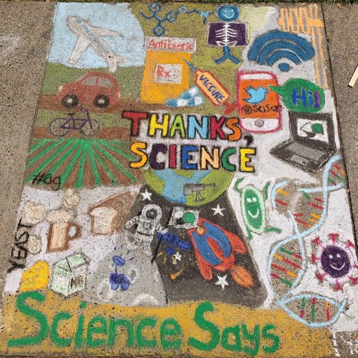 Photo of Thanks Science Art