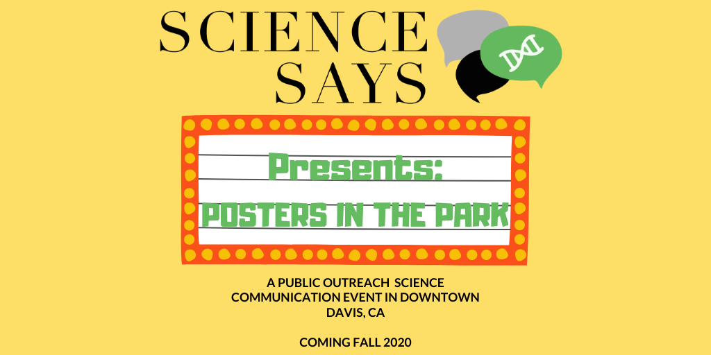 Science Says presents: Posters in the Park