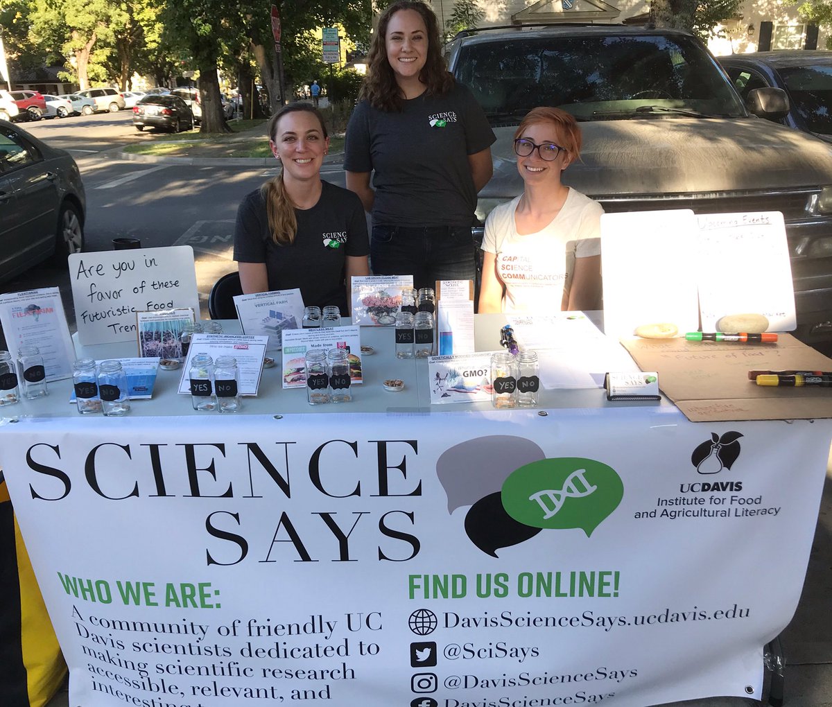 Science Says Farmer's Market table