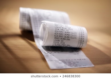 long receipt
