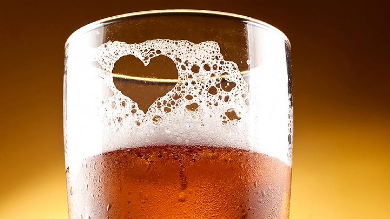 Beer with heart