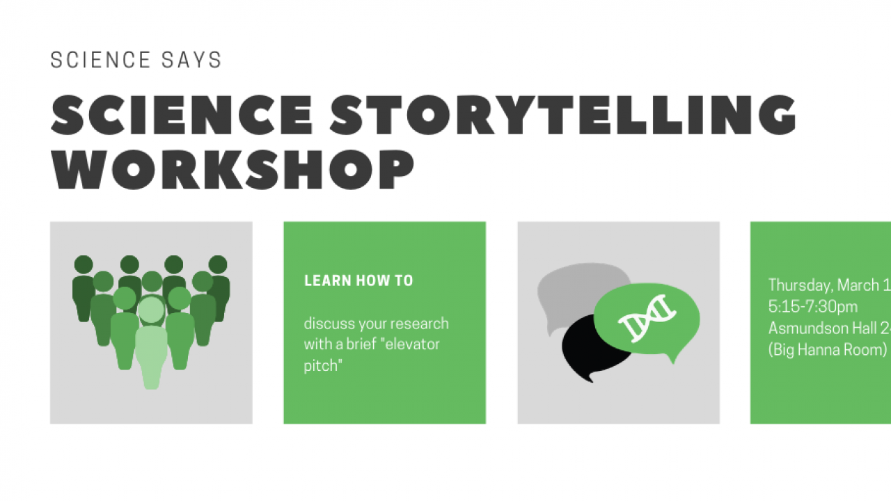 Science Storytelling Workshop