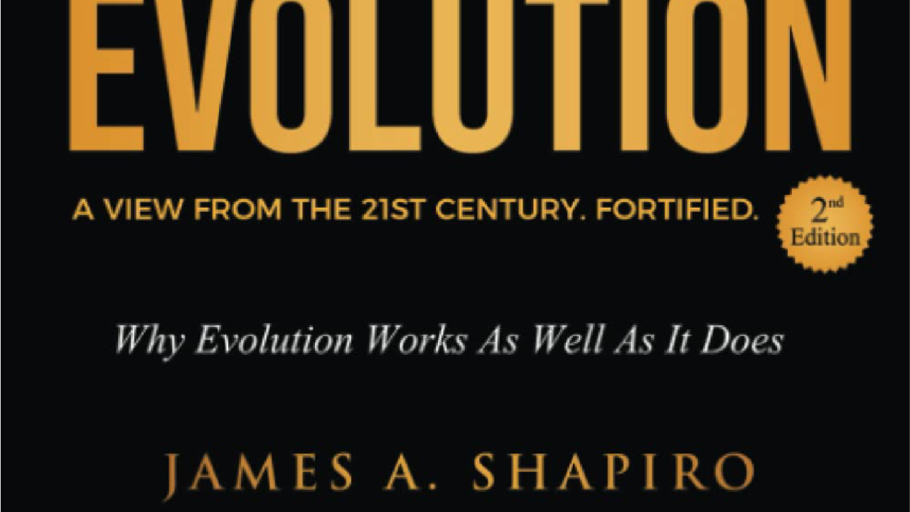 James Shapiro's book cover on evolution