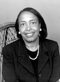 Black and white photograph of Dr. Patricia Bath