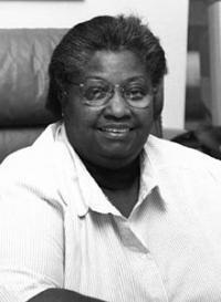 Black and white photograph of Dr. Alexa Canady