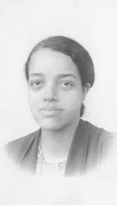 Black and white photograph of a young Dorothy Vaughan
