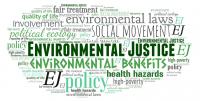 Word cloud for environmental justice