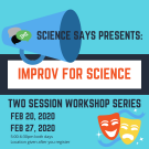 Improv for Science Two Workshop Series