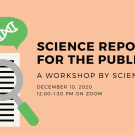Science Reporting for the Public flyer